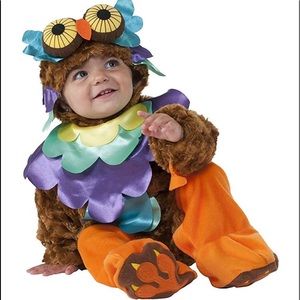 Night Owl Costume Jumpsuit & Headpiece NWT 6m-12m
